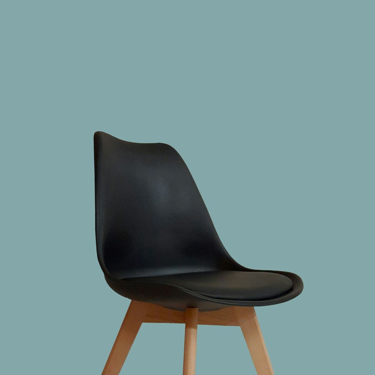 Raw white modern chair before scene placement